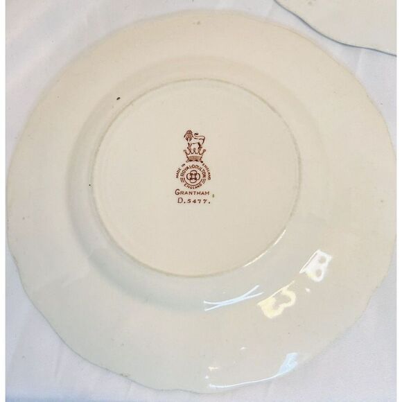 Royal Doulton England Grantham 5 Bread Dessert Plates Farmhouse Vintage - Picture 3 of 6